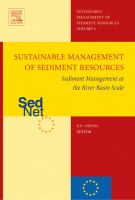 Sustainable management of sediment resources.