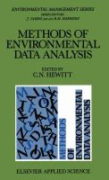Methods of environmental data analysis /