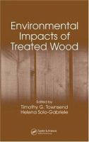 Environmental impacts of treated wood /