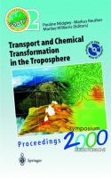 Transport and chemical transformation in the troposphere : proceedings of EUROTRAC Symposium 2000, Garmisch-Partenkirchen, Germany, 27-31 March 2000 /