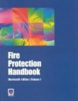 Fire protection handbook /