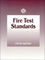 ASTM fire test standards /