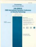 2002 36th Annual International Carnahan Conference on Security Technology