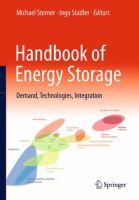 Handbook of energy storage demand, technologies, integration /