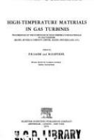 High temperature materials in gas turbines : proceedings ... /