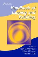 Handbook of lapping and polishing /
