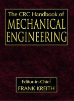 CRC handbook of mechanical engineering /
