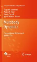 Multibody dynamics : computational methods and applications /
