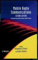Mobile radio communications : second and third-generation cellular and WATM systems /
