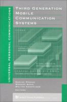Third generation mobile communication systems /