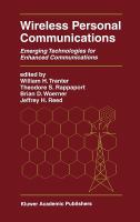 Wireless personal communications : emerging technologies for enhanced communications /