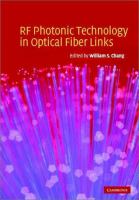 RF photonic technology in optical fiber links