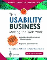 The usability business : making the Web work /
