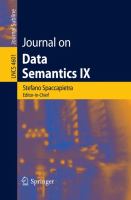 Journal on data semantics IX
