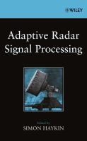Adaptive radar signal processing /