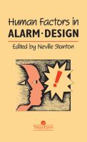 Human factors in alarm design /