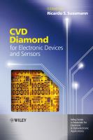 CVD diamond for electronic devices and sensors /