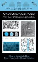 Semiconductor nanocrystals : from basic principles to applications /