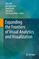 Expanding the frontiers of visual analytics and visualization /