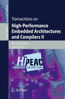 Transactions on high-performance embedded architectures and compilers II