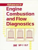 Advances in engine combustion and flow diagnostics.