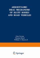 Aerodynamic drag mechanisms of bluff bodies and road vehicles /