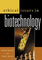 Ethical issues in biotechnology /