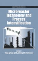 Microreactor technology and process intensification /