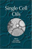 Single cell oils /