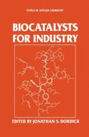 Biocatalysts for industry /