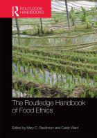 The Routledge handbook of food ethics /