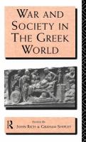 War and society in the Greek world /