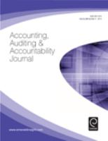 Accounting, auditing, & accountability.