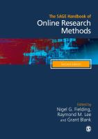 The SAGE handbook of online research methods /