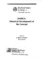 Energy : historical development of the concept /