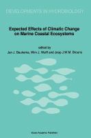 Expected effects of climatic change on marine coastal ecosystems /