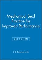 Mechanical seal practice for improved performance /