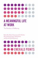 A meaningful life at work : the paradox of wellbeing /