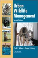 Urban wildlife management /
