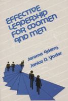 Effective leadership for women and men /