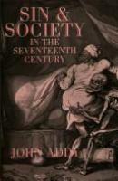 Sin and society in the seventeenth century /