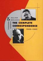 The complete correspondence, 1928-1940 /