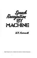 Speech recognition by machine /
