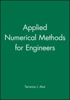 Applied numerical methods for engineers /