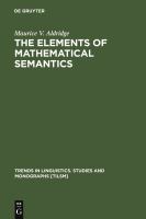 The elements of mathematical semantics /