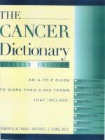 The cancer dictionary /
