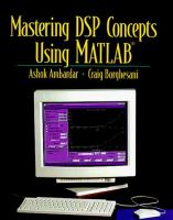 Mastering DSP concepts using MATLAB /
