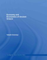 Economy and economics of ancient Greece /