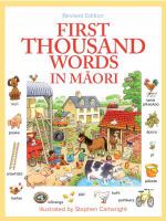 First thousand words in Māori /