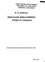 Indo-Fijian smallfarming : profiles of a peasantry /